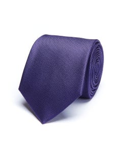 Cravatta tinta unita viola 100% seta_0
