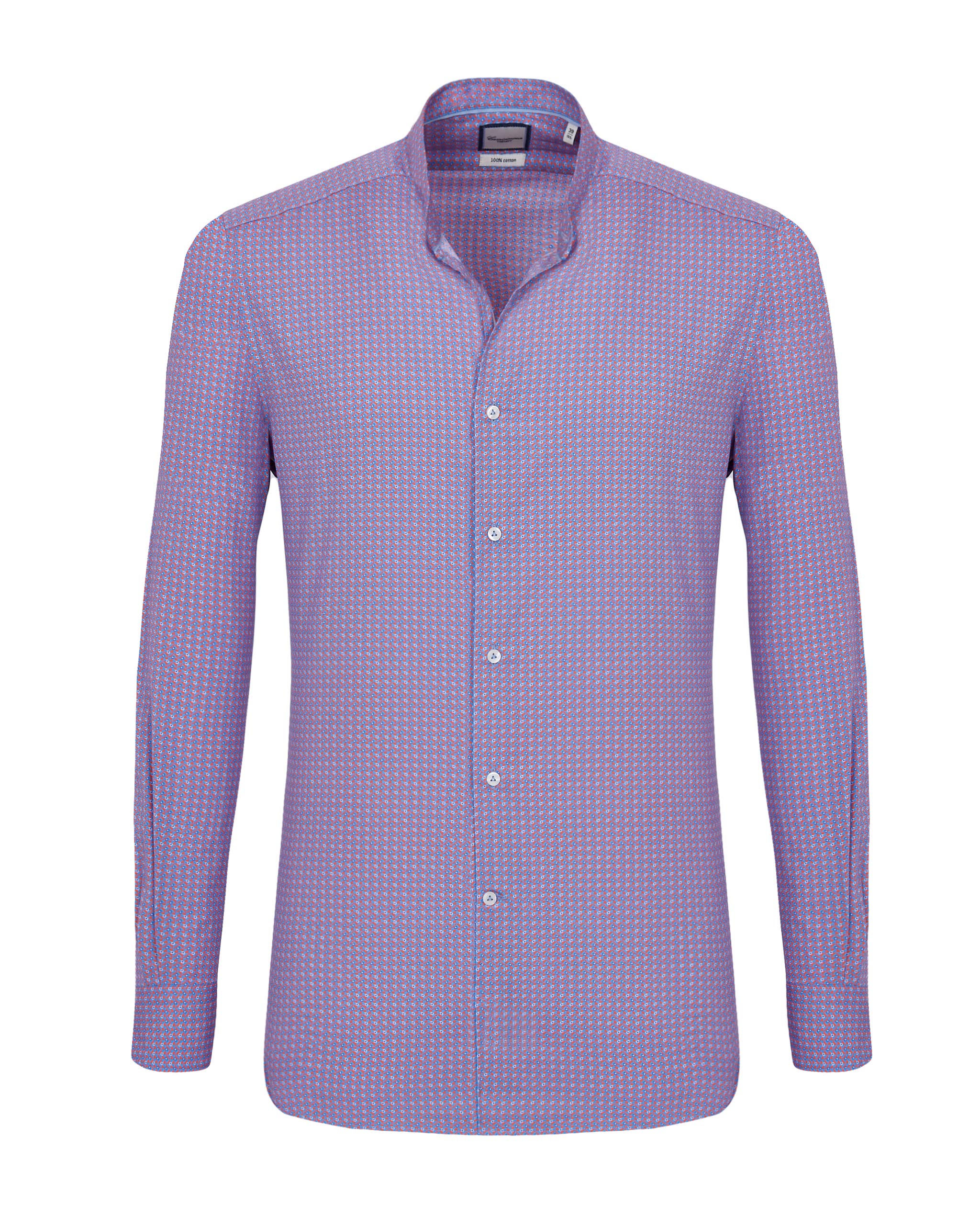 Camicia di lino new arrivals collo alla coreana uomo