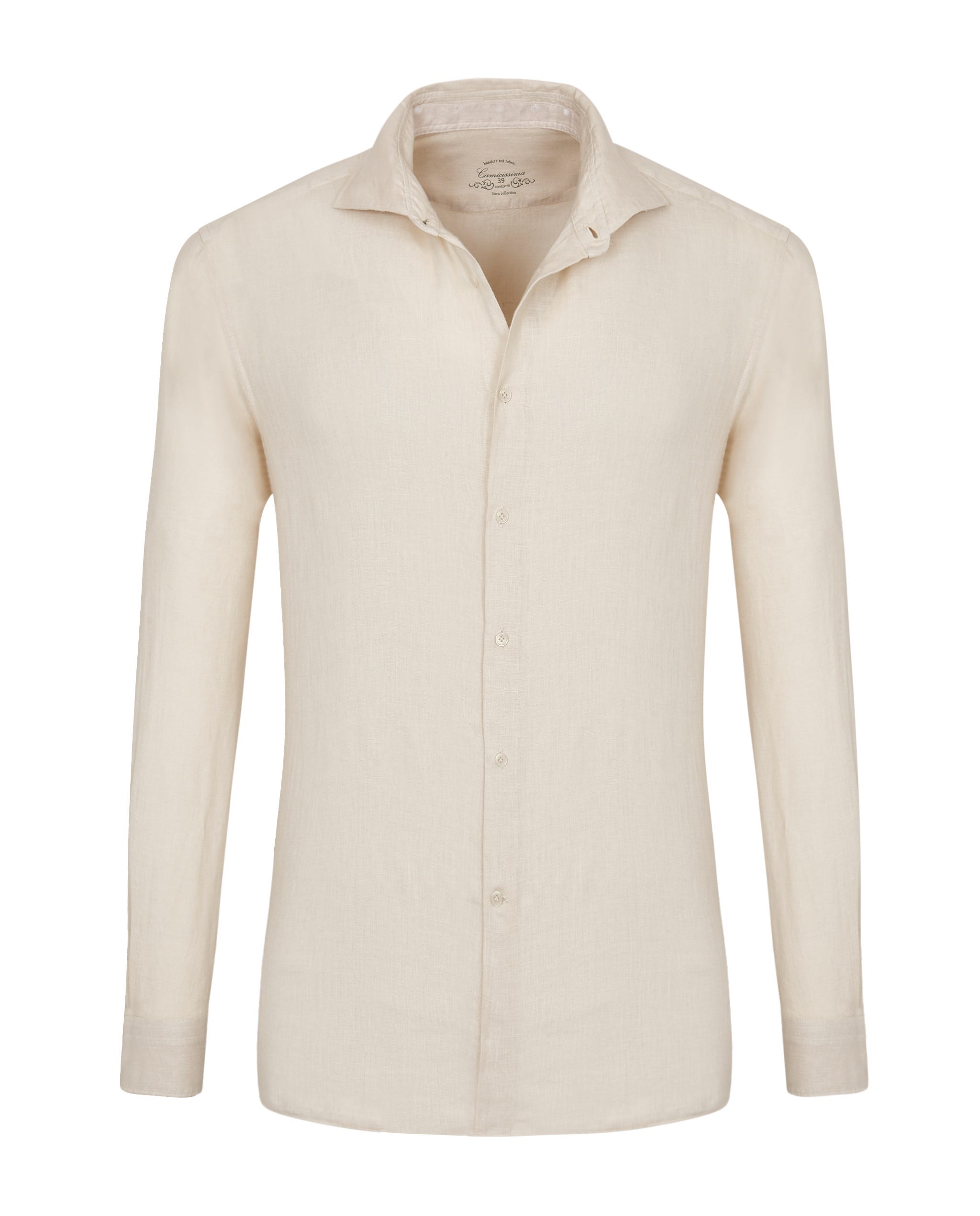 Camicia on sale lino beige