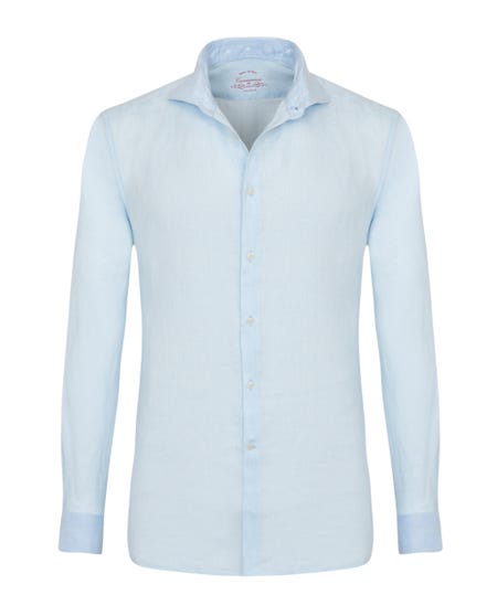 Linen garment dyed shirt 103rh- francese_0
