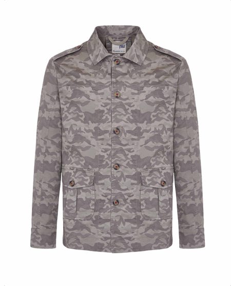 New field jacket in twill camouflage_0