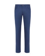 Pantalone 5 tasche in twill blue_0