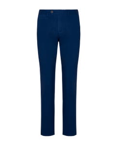 Pantalone chinos in twill blue navy_0