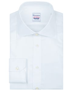 Camicia non iron bianca, extra slim stockholm francese_0